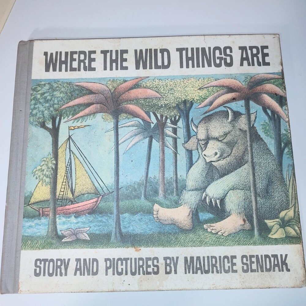 1963 Where the Wild Things Are 25th Anniversary Edition Book-Many Flaws to Cover